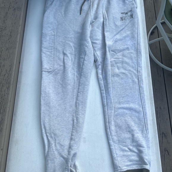 white and green parish nation joggers - Picture 1 of 3